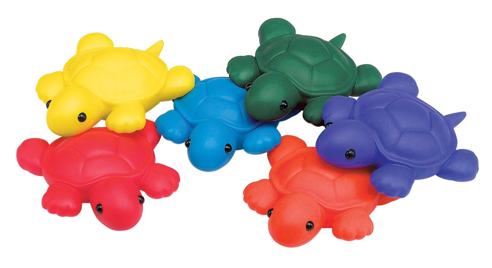 BEANBAG TURTLES INDESTRUCTIBLE SET OF 6