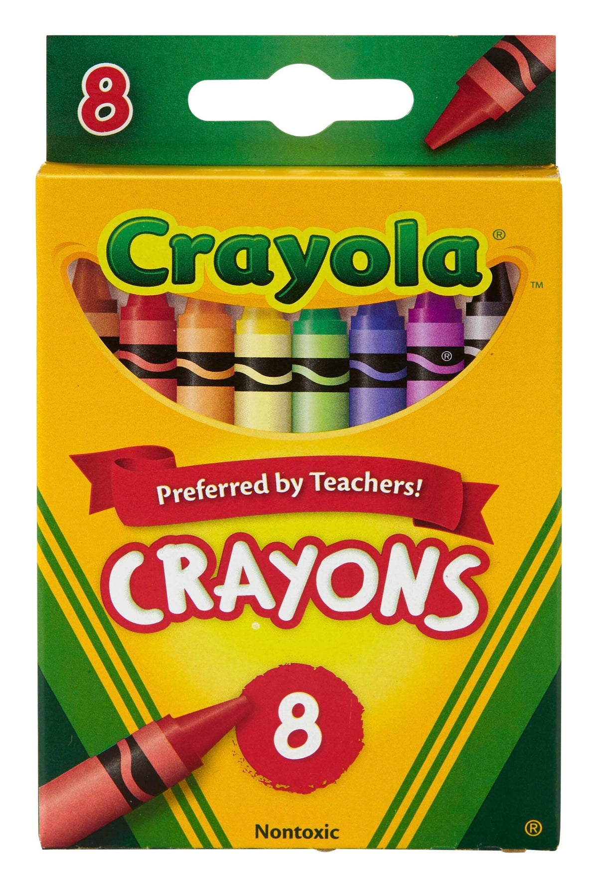 CRAYONS CRAYOLA STANDARD ASST COLORS SET OF 8