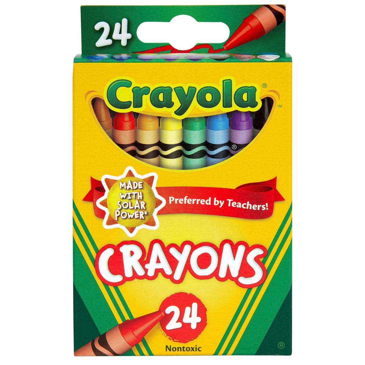 CRAYONS CRAYOLA STANDARD ASST COLORS SET OF 24