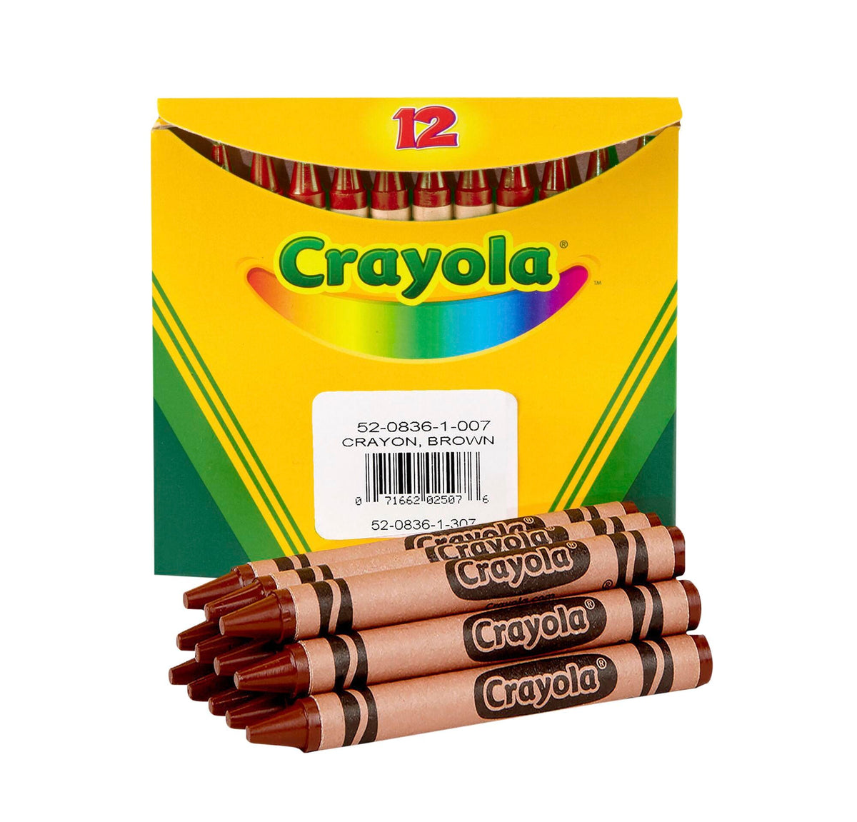 CRAYONS CRAYOLA STANDARD BROWN REFILLS PACK OF 12