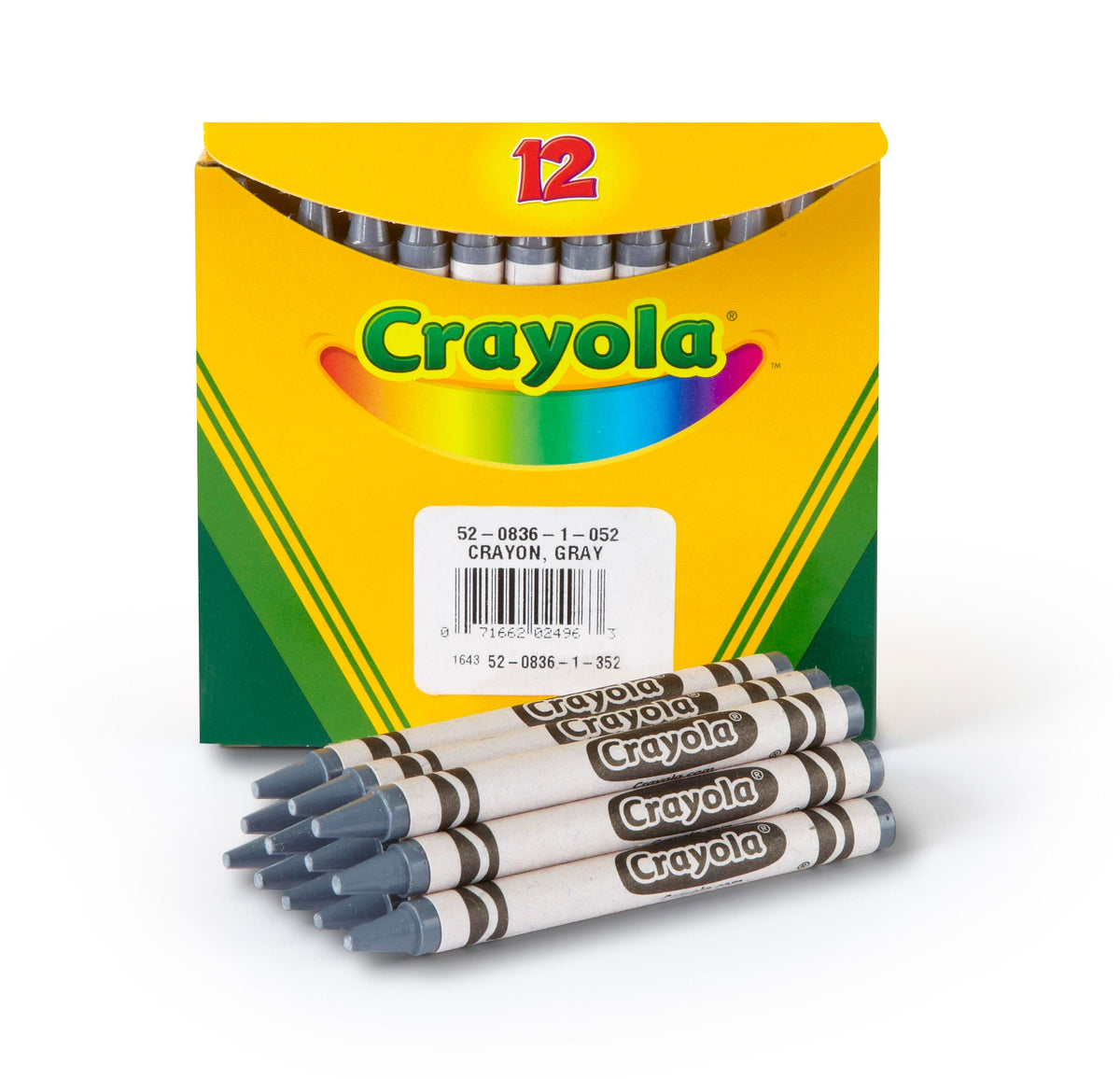 CRAYONS CRAYOLA STANDARD GRAY REFILLS PACK OF 12