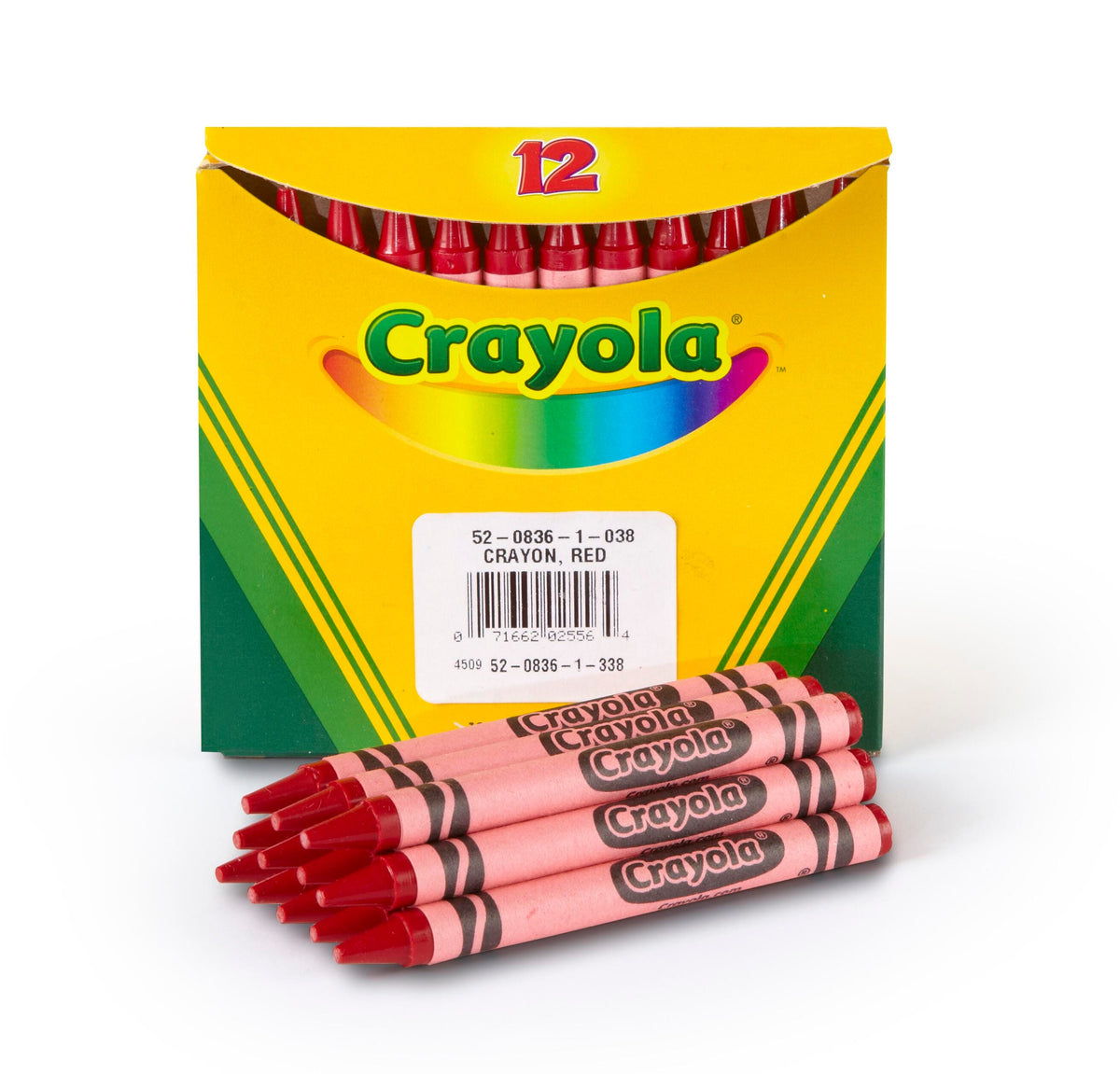 CRAYONS CRAYOLA STANDARD RED REFILLS PACK OF 12