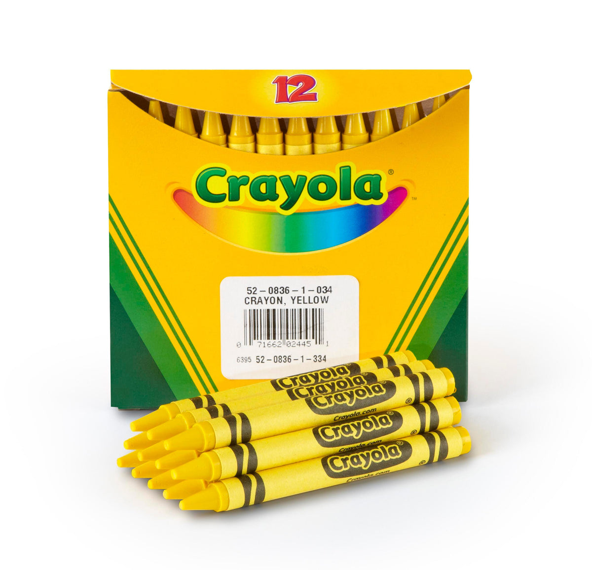 CRAYONS CRAYOLA STANDARD YELLOW REFILLS PACK OF 12