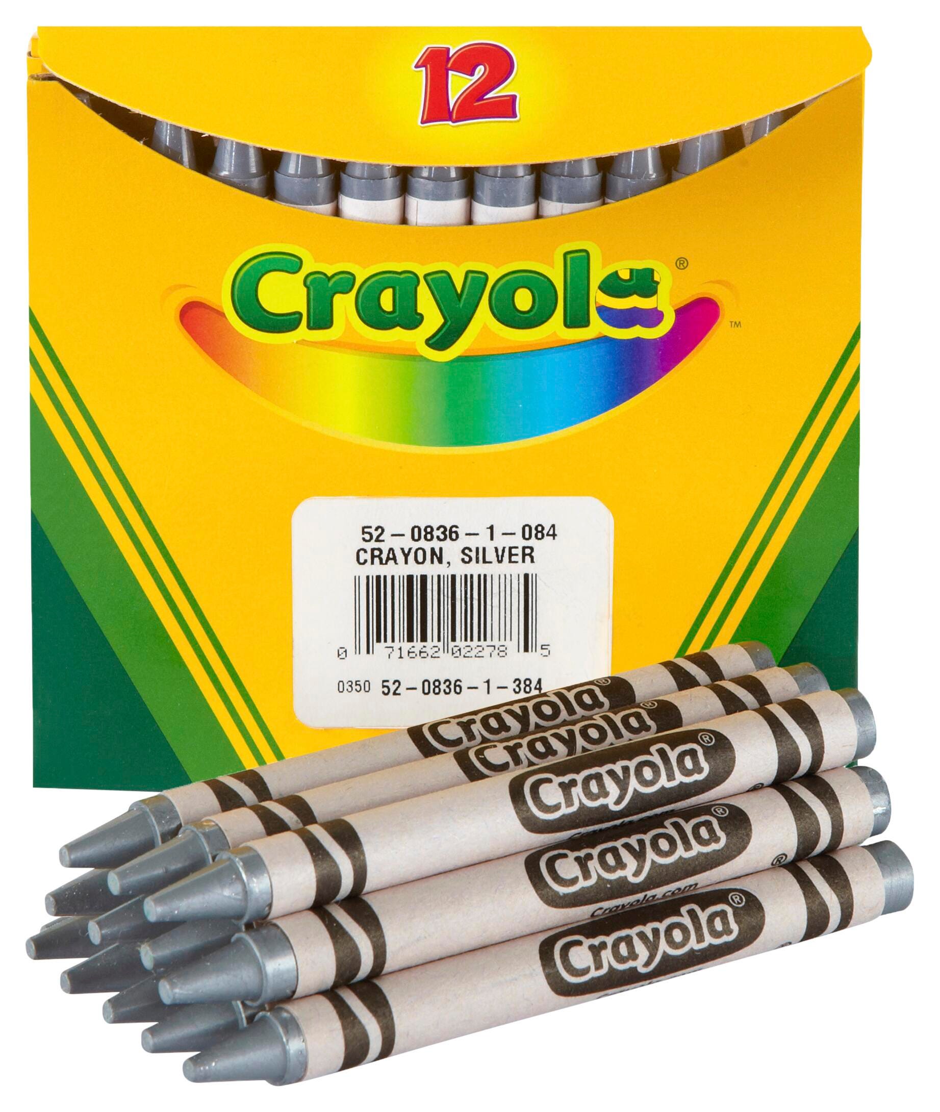 CRAYONS CRAYOLA STANDARD SILVER REFILLS PACK OF 12
