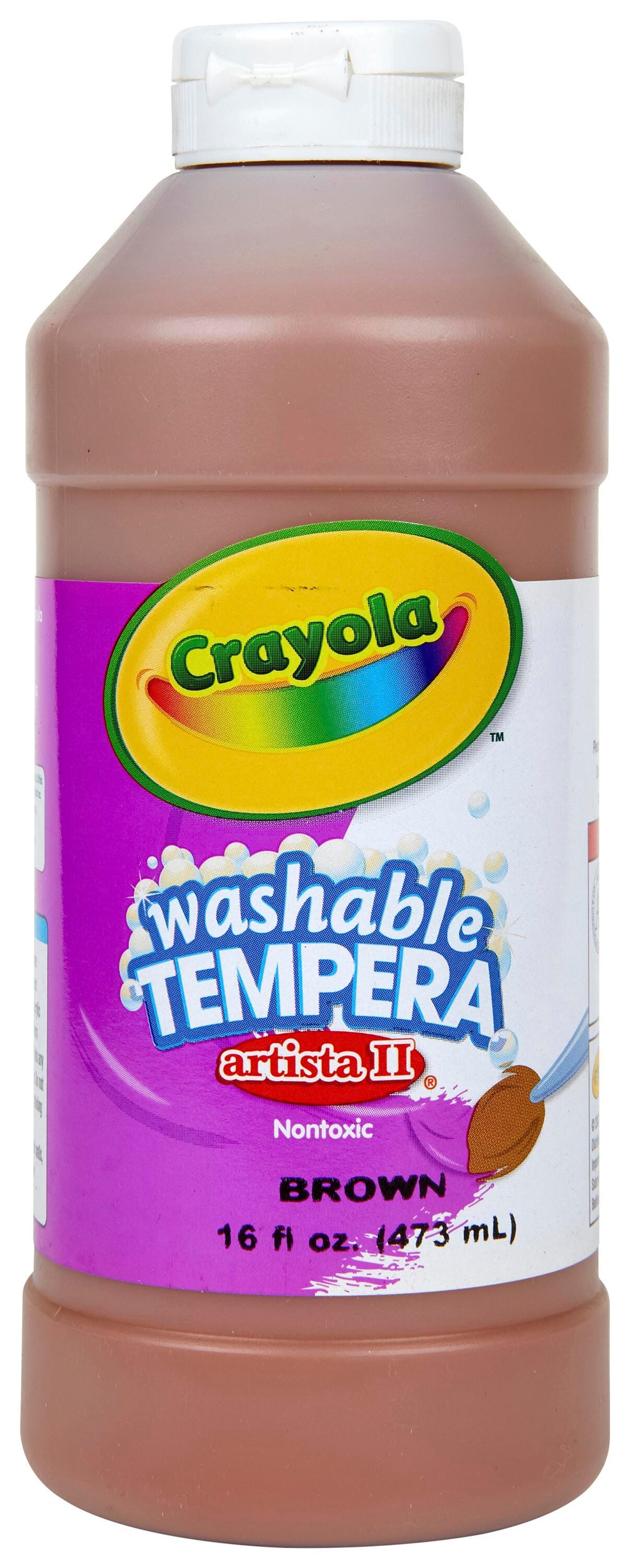 PAINT TEMPERA WASH CRAYOLA ARTISTA II BROWN PINT