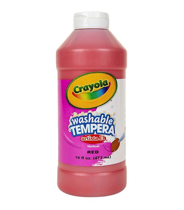 PAINT TEMPERA WASH CRAYOLA ARTISTA II RED PINT
