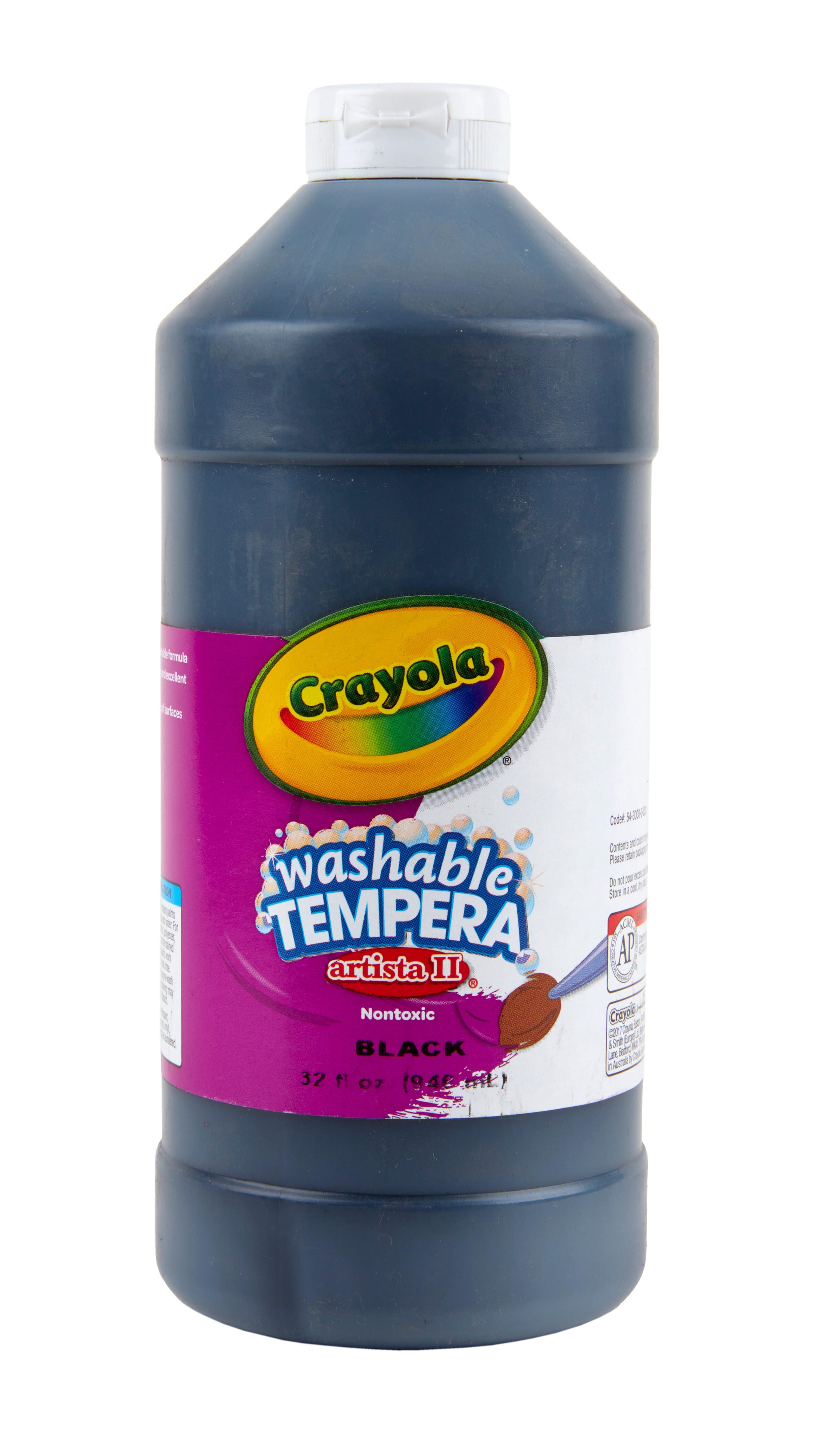 PAINT TEMPERA WASH CRAYOLA ARTISTA II BLACK QUART