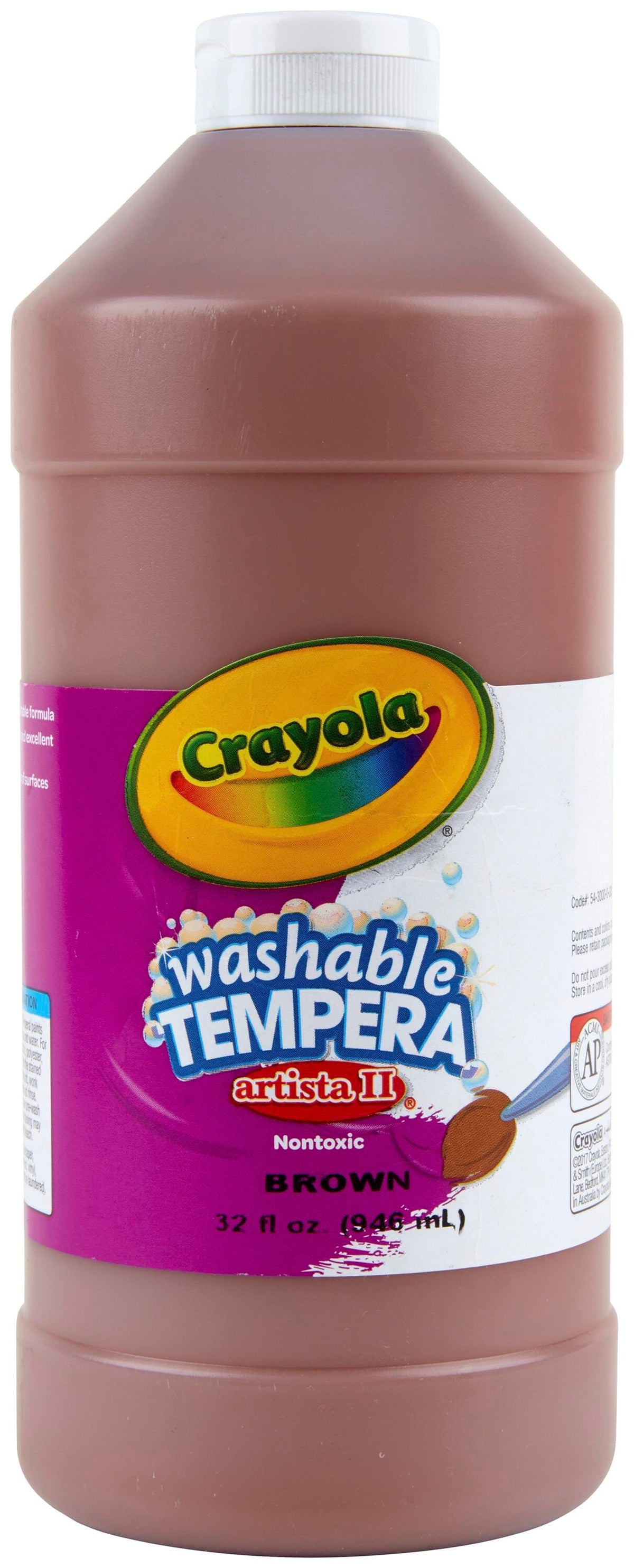 PAINT TEMPERA WASH CRAYOLA ARTISTA II BROWN QUART