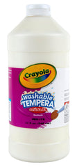 PAINT TEMPERA WASH CRAYOLA ARTISTA II WHITE QUART