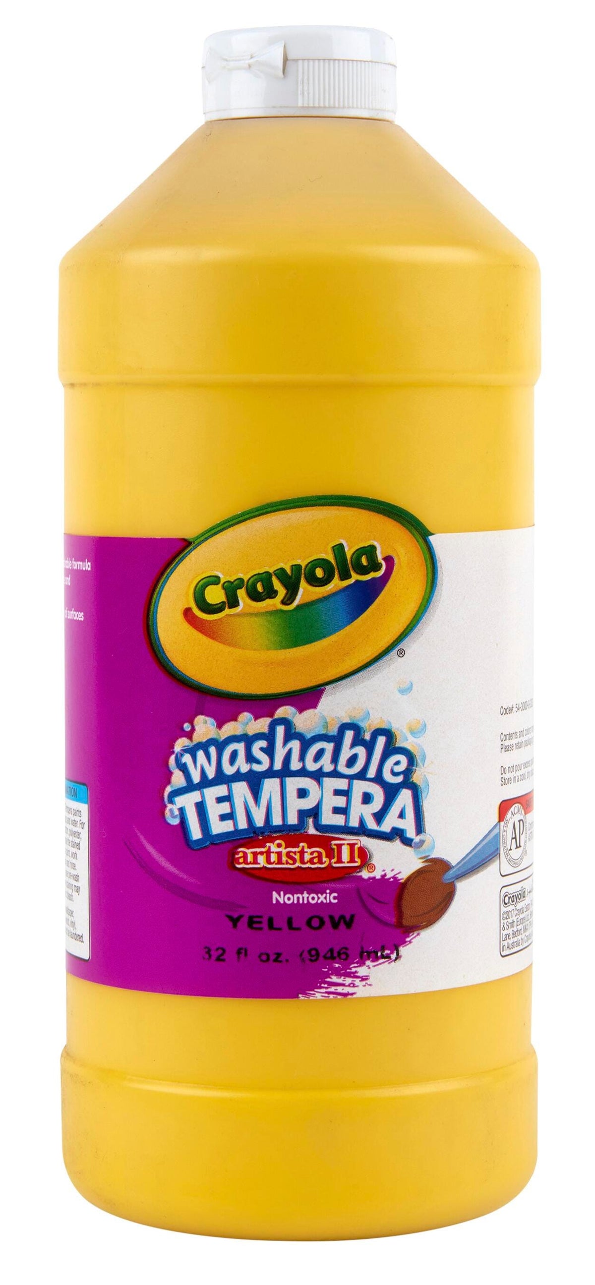 PAINT TEMPERA WASH CRAYOLA ARTISTA II YELLOW QUART