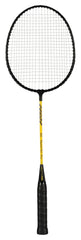 RACQUET BADMINTON STEEL STRUNG BLACK/YELLOW