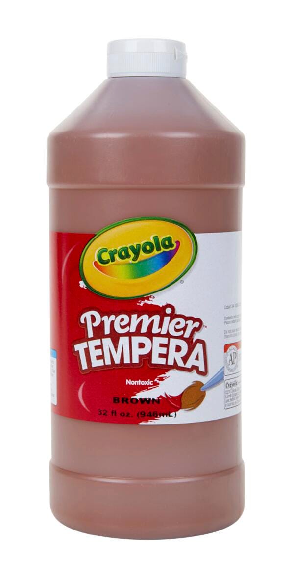 PAINT TEMPERA CRAYOLA PREMIER BROWN QUART