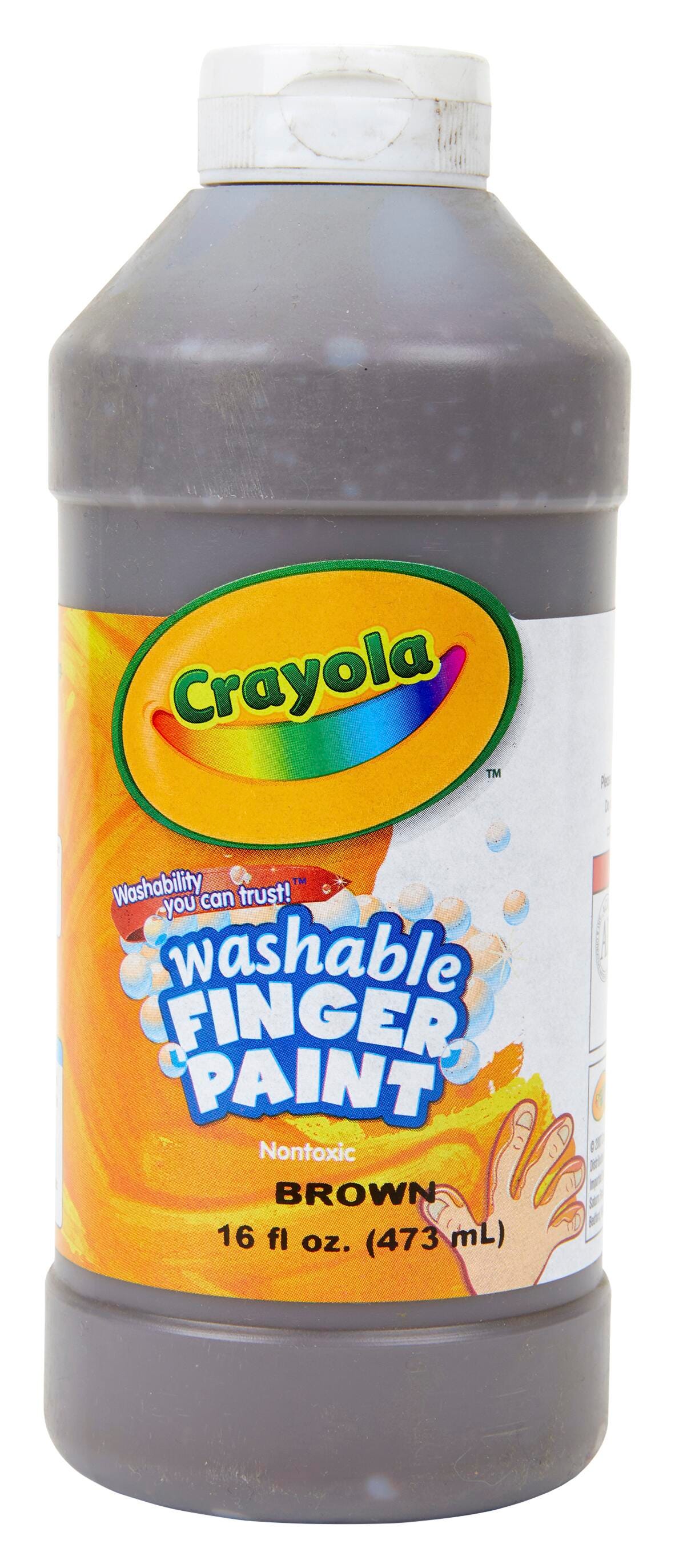 FINGERPAINT WASH CRAYOLA BROWN PINT