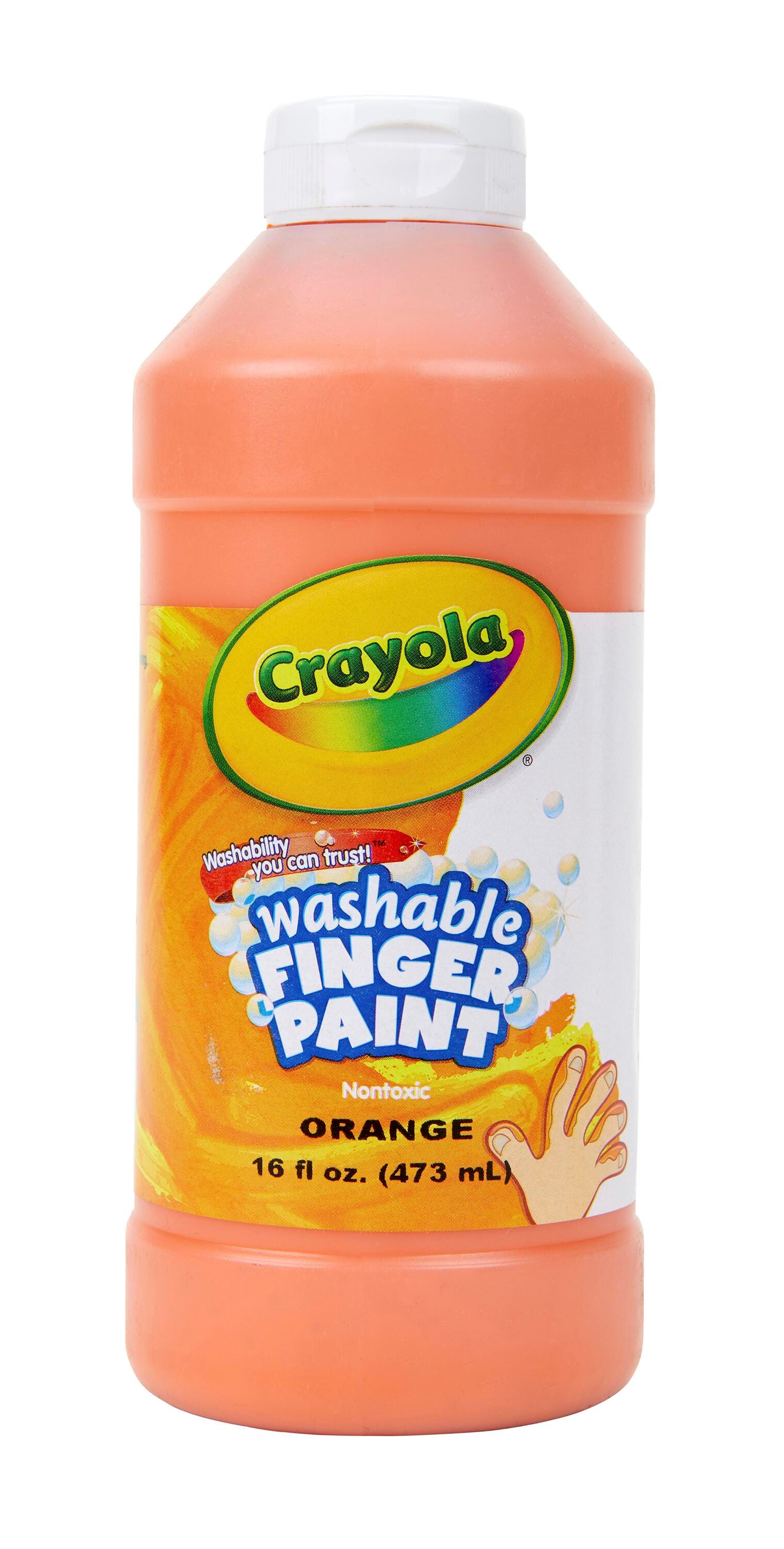 FINGERPAINT WASH CRAYOLA ORANGE PINT