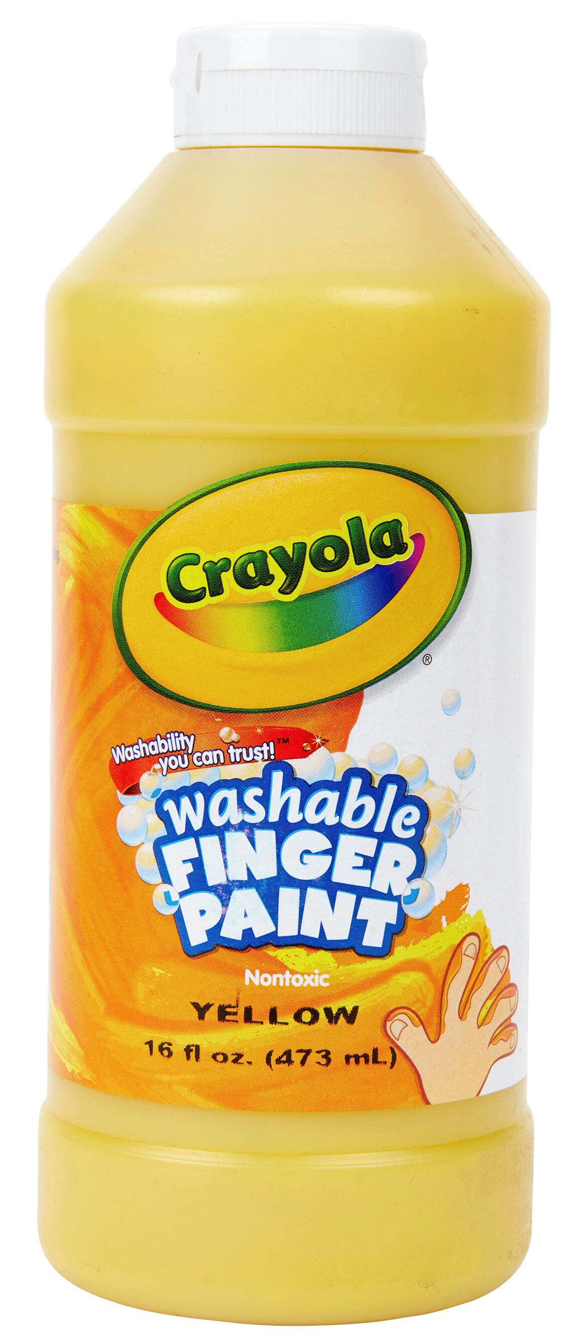 FINGERPAINT WASH CRAYOLA YELLOW PINT