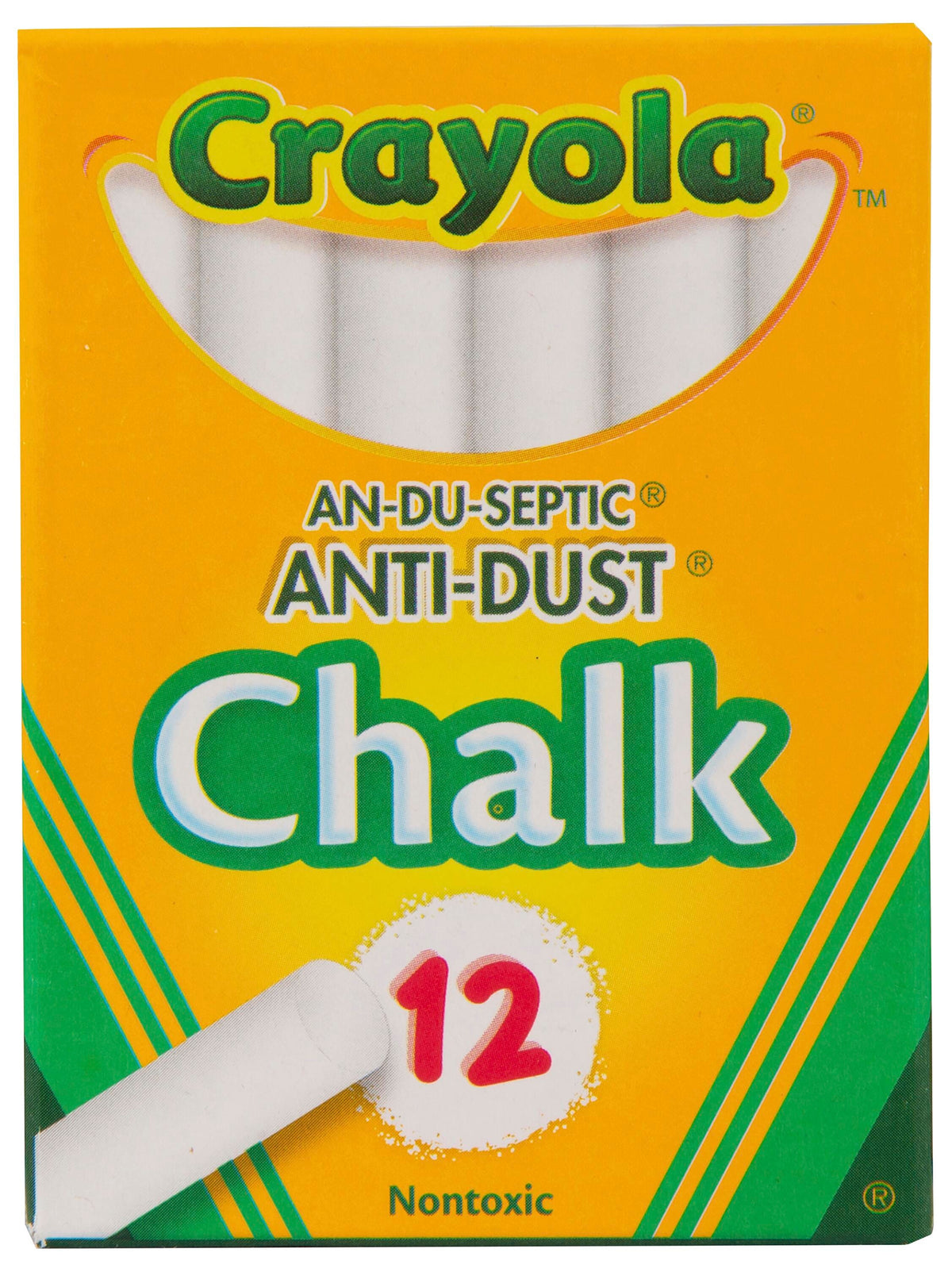 CHALK ANTI DUST WHITE PACK OF 12