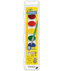 PAINT WTRCLR WASH CRAYOLA 8 COLOR PAN