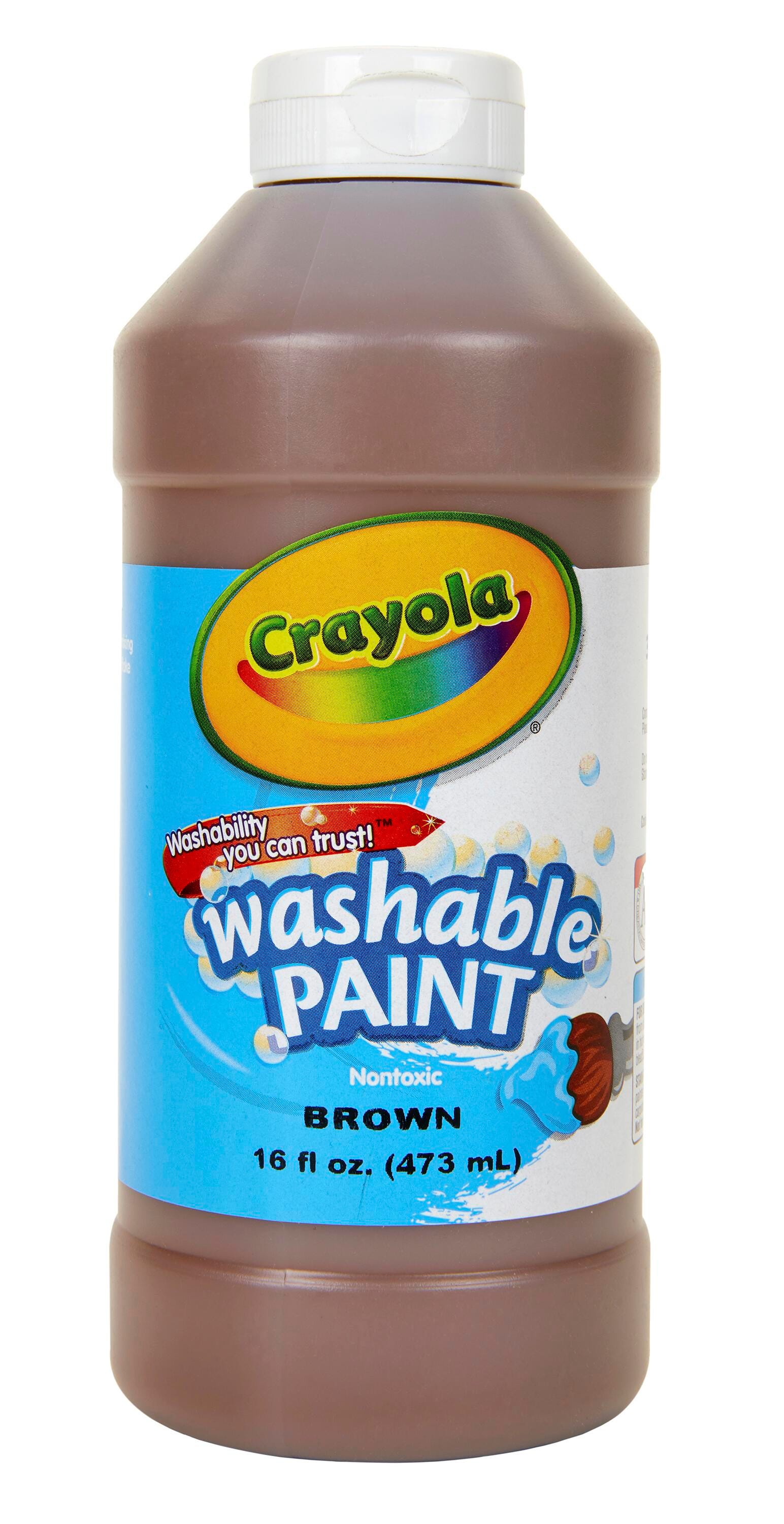 PAINT WASH CRAYOLA BROWN PINT