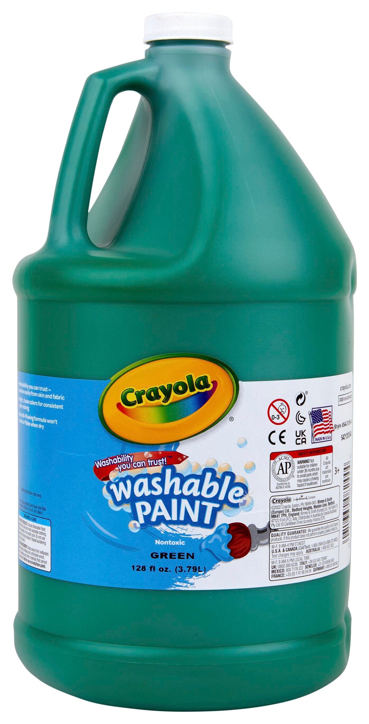 PAINT WASH CRAYOLA GREEN GALLON
