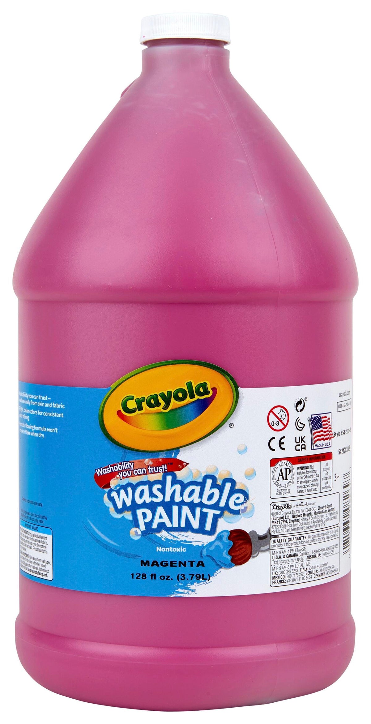 PAINT WASH CRAYOLA MAGENTA GALLON
