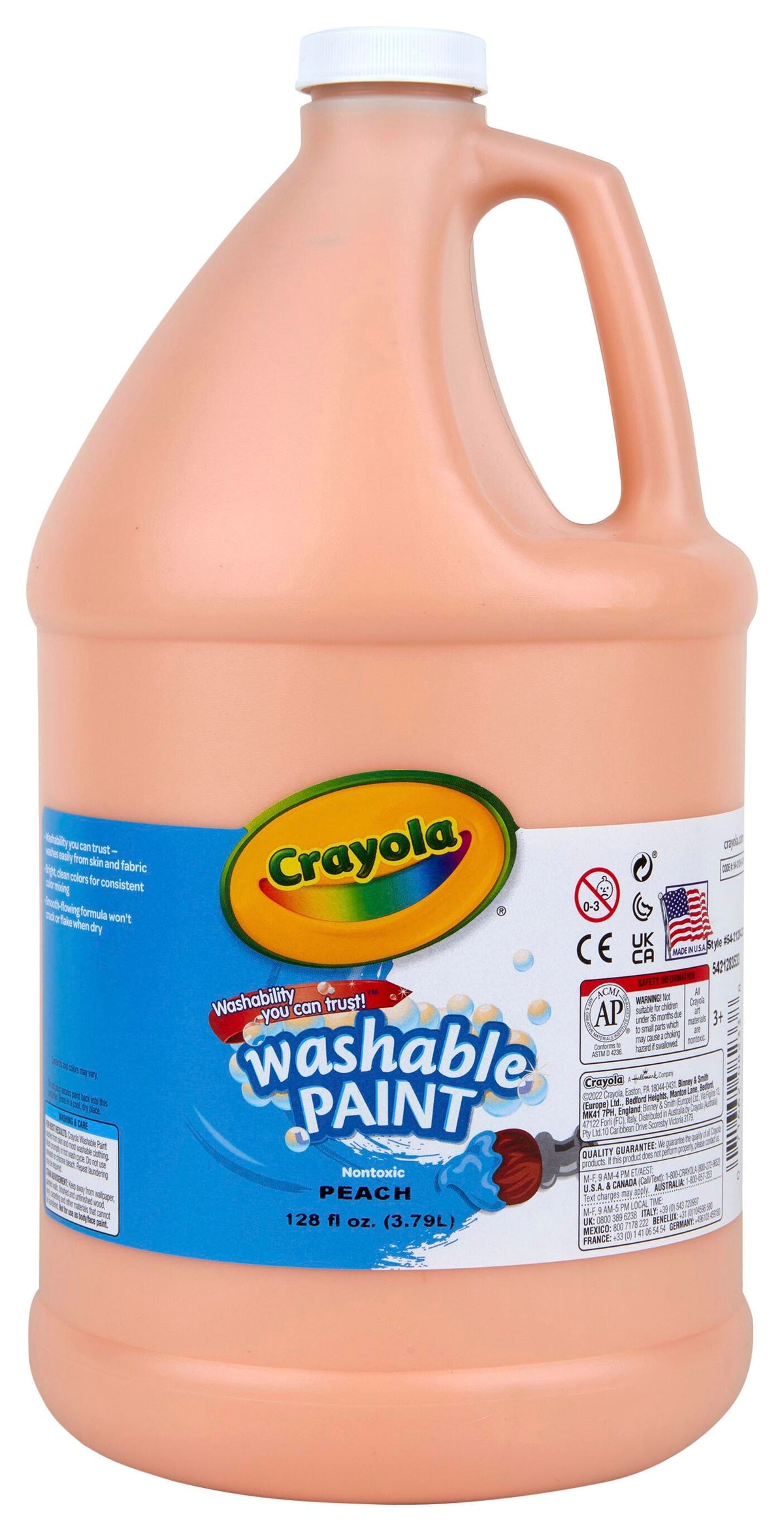 PAINT WASH CRAYOLA PEACH GALLON