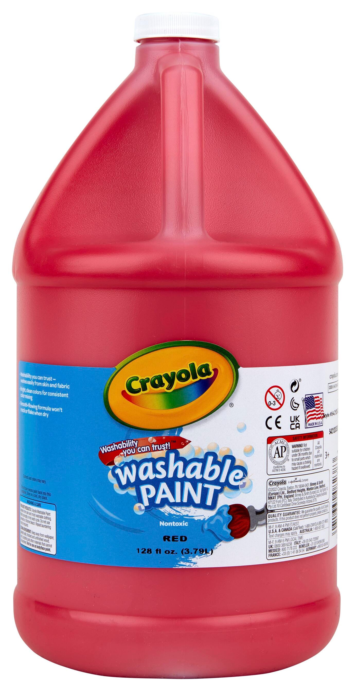PAINT WASH CRAYOLA RED GALLON