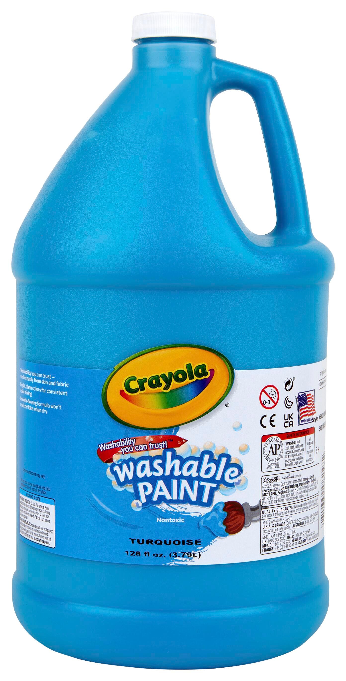 PAINT WASH CRAYOLA TURQUOISE GALLON