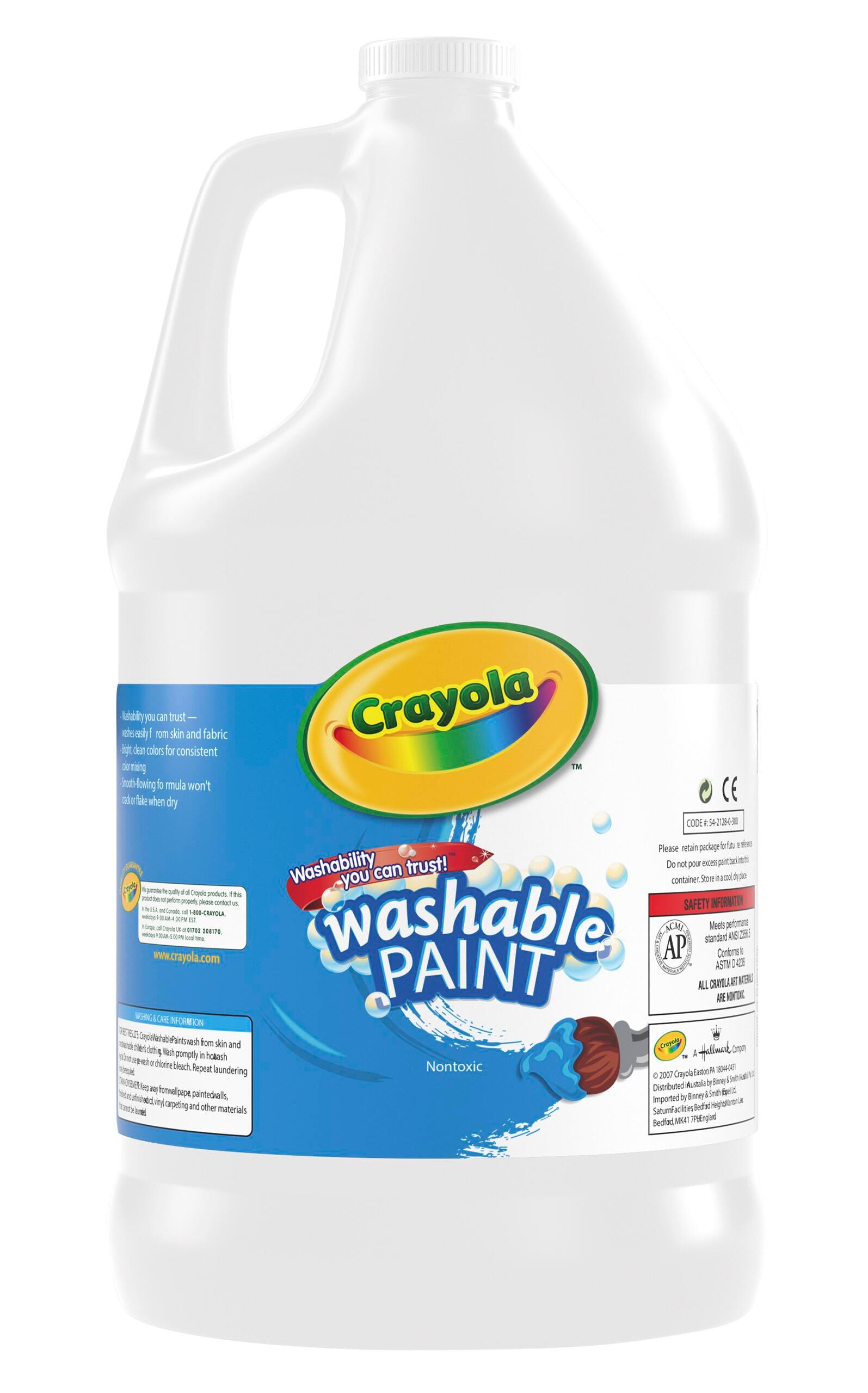 PAINT WASH CRAYOLA WHITE GALLON