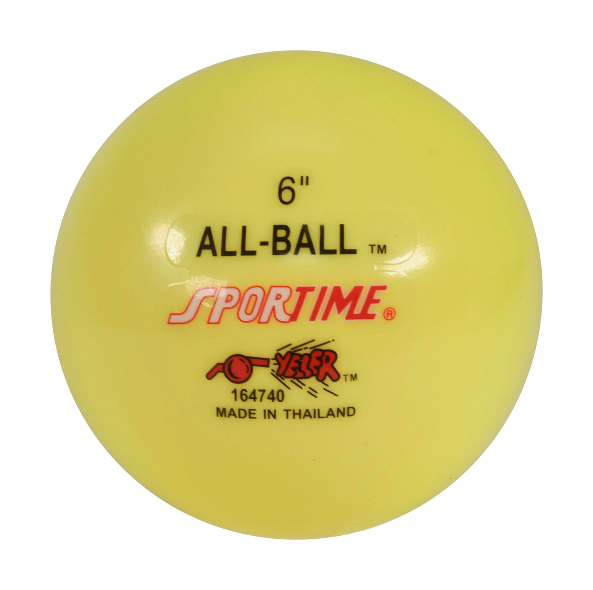 BALL INFLATABLE ALL BALL 6 INCH YELLOW
