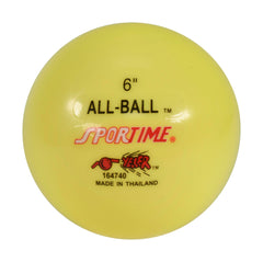 BALL INFLATABLE ALL BALL 6 INCH YELLOW