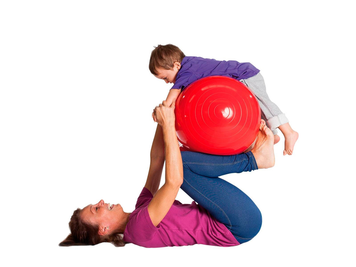 BALL INFLATABLE PHYSIO ROLL 34 INCH RED