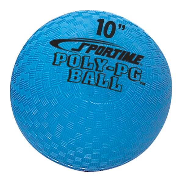 SPORTIME BALL POLY PG 10 INCH - BLUE