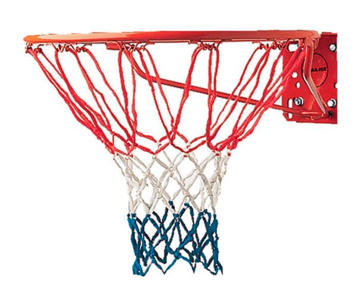 NET BASKETBALL NYLON RED - WHITE - BLUE - 1 EACH