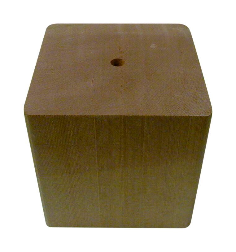 ANEMOMETER BASE WOOD 4 IN X4 IN X4 IN