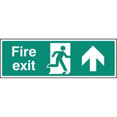 Sign Bs Fire Exit Up Arrow 450X150