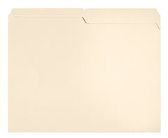 FILE FOLDER SCHOOL SMART LETTER 1/2 CUT MANILA PK OF 100