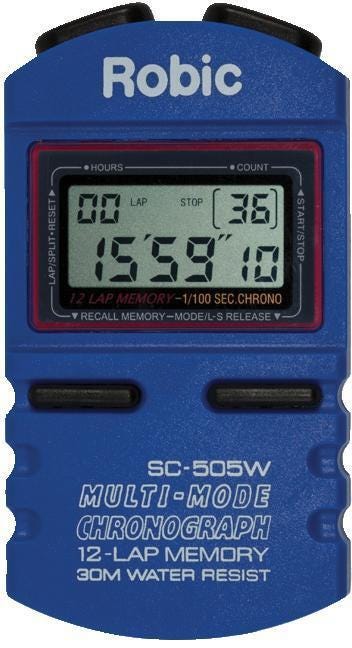STOPWATCH ROBIC SC-505W MEMORY TIMER BLUE