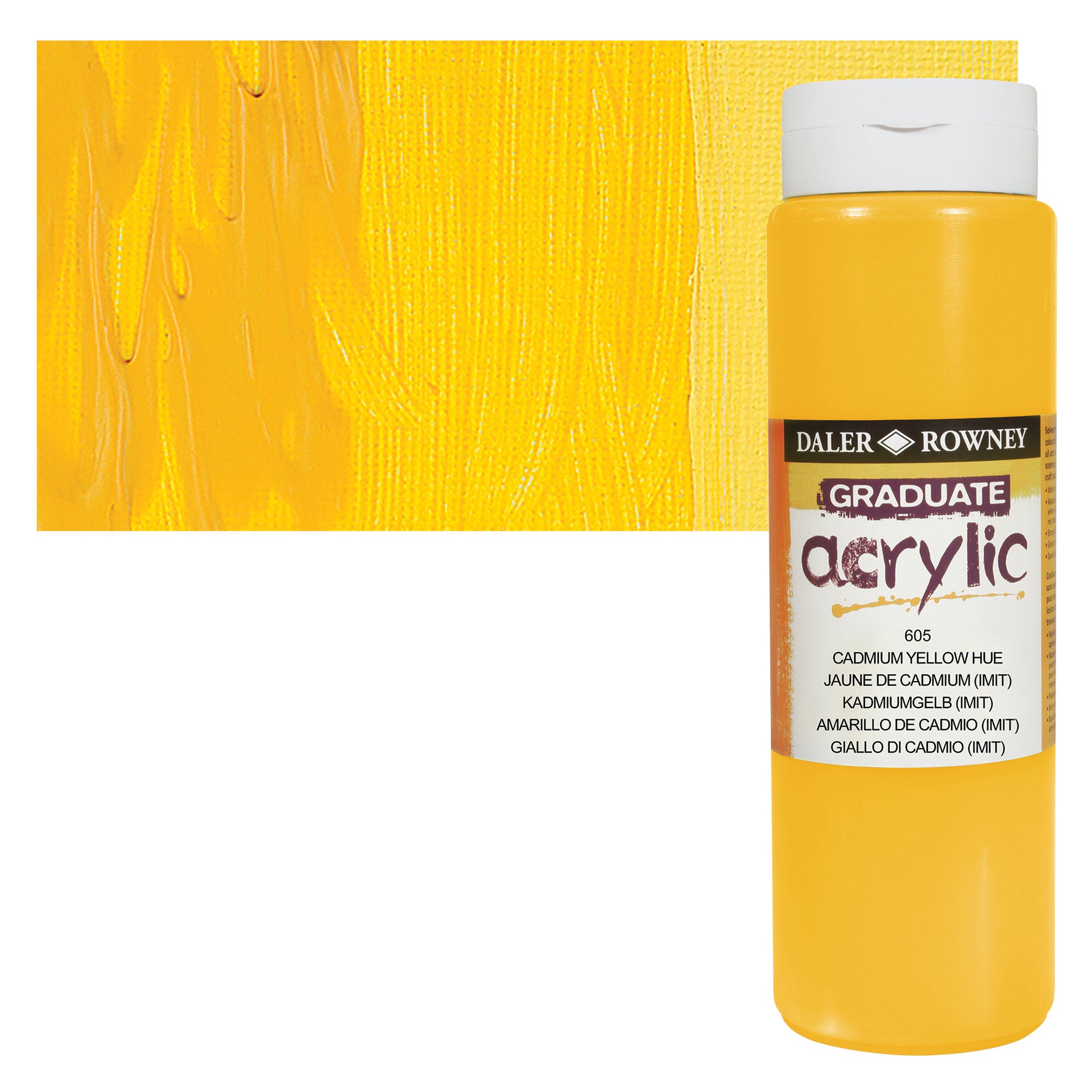 DAL GRADUATE ACRYLIC 500ML CADMIUM YELLOW HUE -Min Qty 1