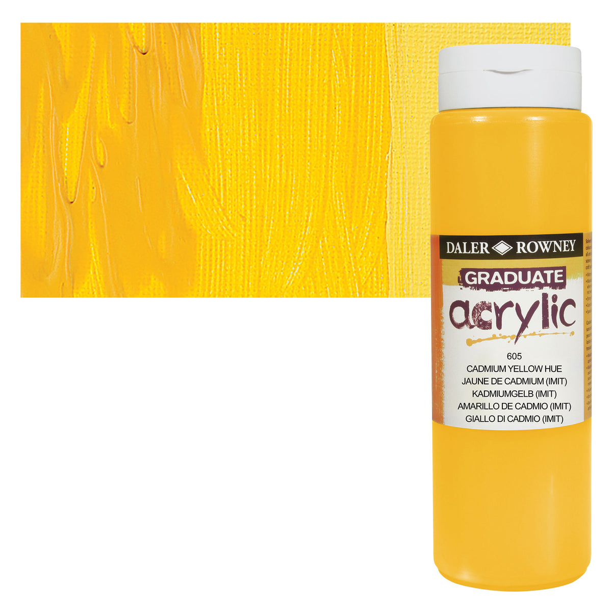 DAL GRADUATE ACRYLIC 500ML CADMIUM YELLOW HUE -Min Qty 1