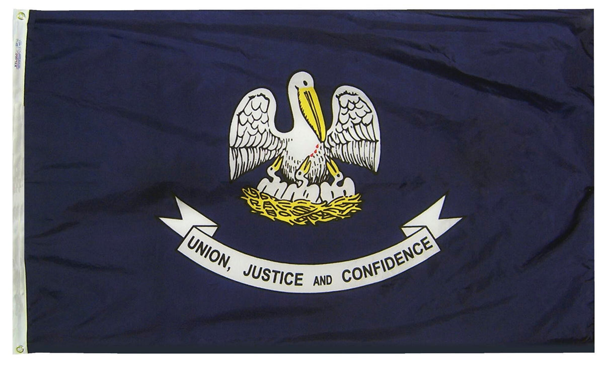 FLAG LOUISIANA 4X6 NYLON