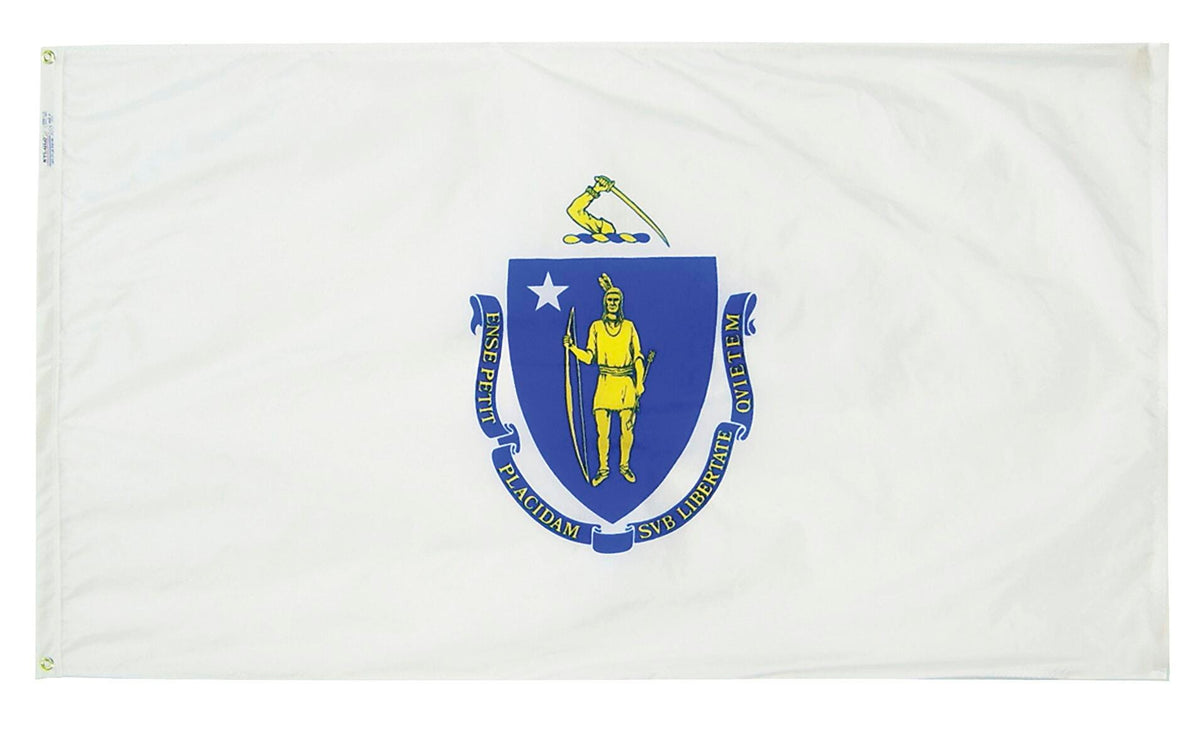 FLAG - MASSACHUSETTS OUTDOOR - 4 X 6 FEET