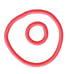 ABILITATIONS CHEWLERY NECKLACE BRACELET RED SET OF 2