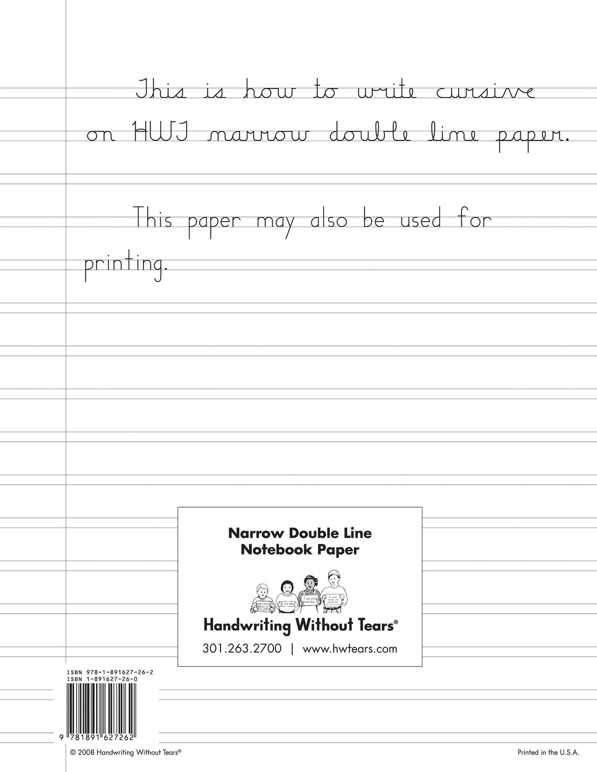 PAPER NARROW DOUBLE LINE