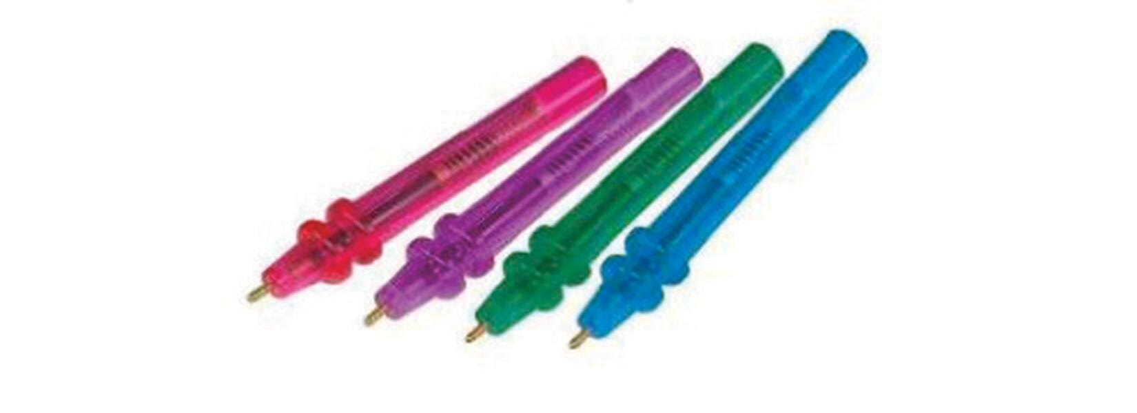 PEN NIBS IN POLY BAG ASSORTED COLORS PACK OF 4