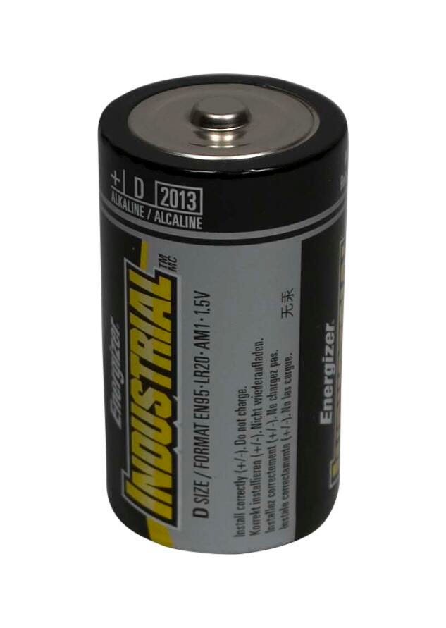 BATTERY D-CELL ALKALINE