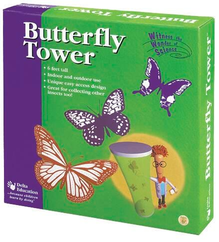 BUTTERFLY TOWER W/5 LARVAE CODE CARD