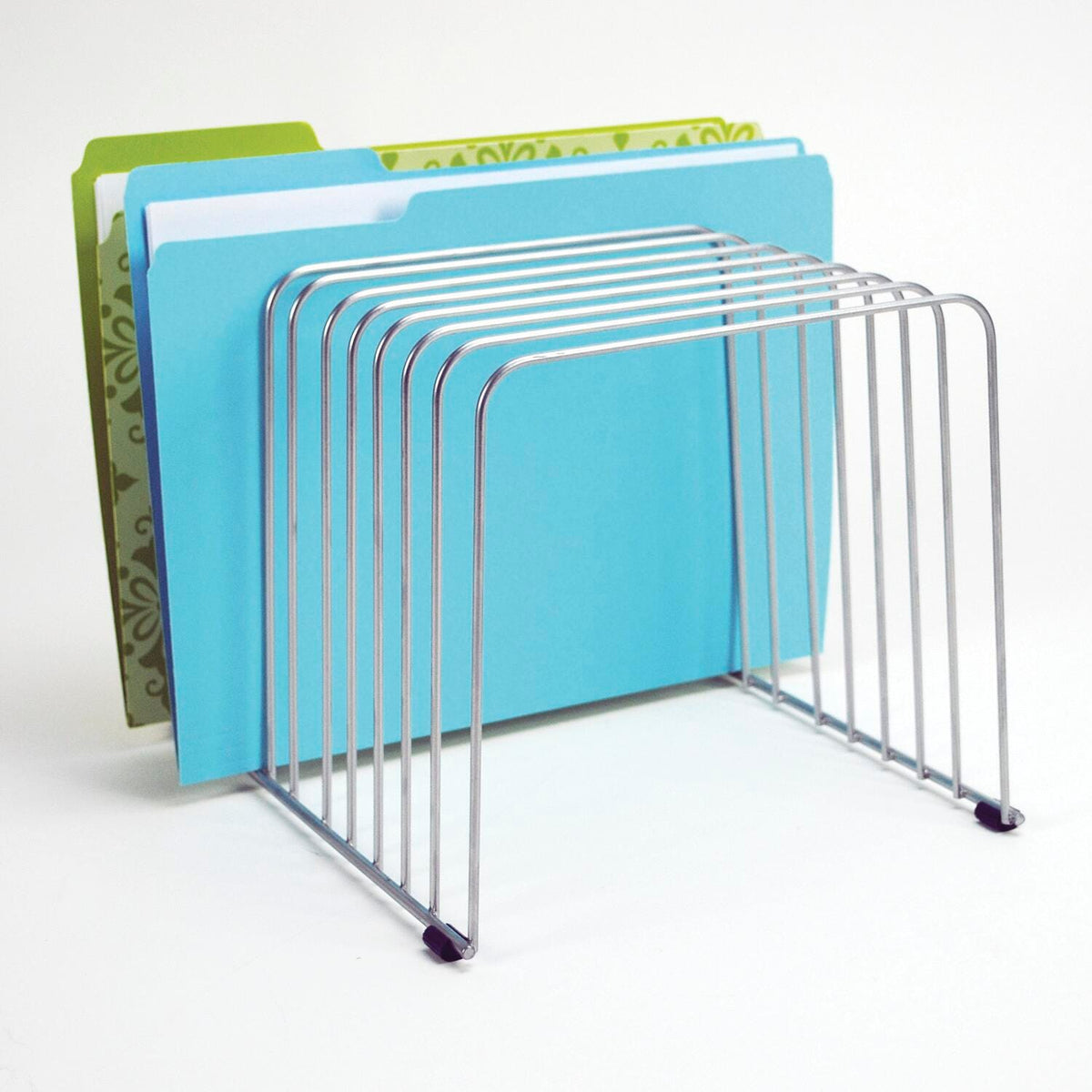 FILE DESKTOP ORGANIZER WIRE 9 X 11-3/8 X 8 SLVR FEL72012