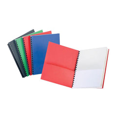 FOLDER 8-POCKET 8.5X11 IN ASST COLOR W/WHITE POCKET OXF99667