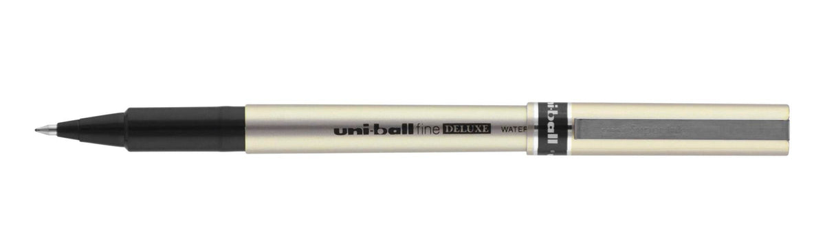 PEN ROLLBALL DELUXE-UNI FINE BLACK