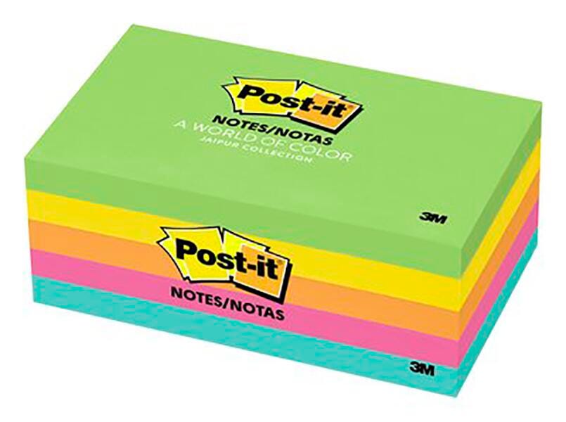 POST-IT NOTE 3X5 FLORAL FANTASY PACK OF 5